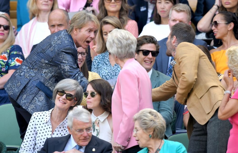WIMBLEDON 2019: Invazie de vedete la Simona Halep - Elina Svitolina! David Beckham, Virgil van Dijk si miliardarul Richard Branson. FOTO_9