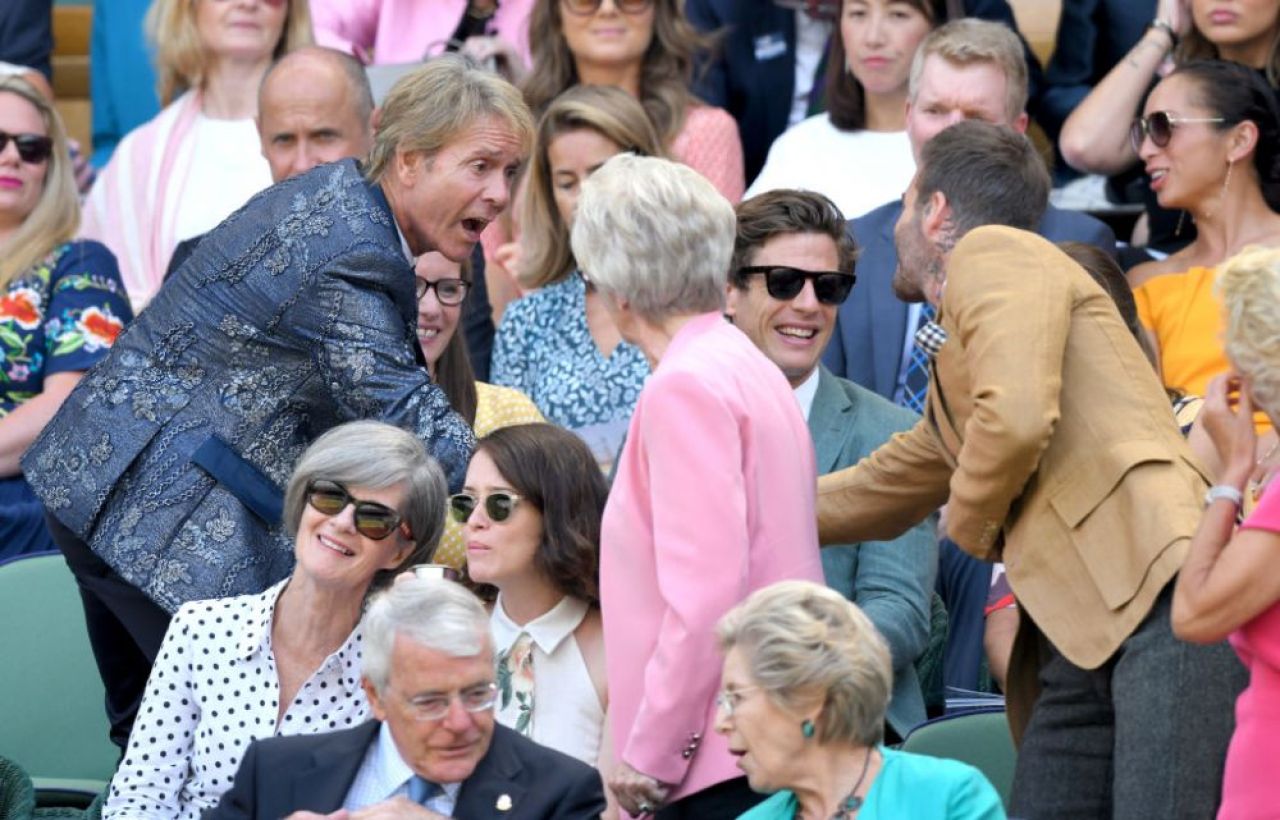 WIMBLEDON 2019: Invazie de vedete la Simona Halep - Elina Svitolina! David Beckham, Virgil van Dijk si miliardarul Richard Branson. FOTO_9