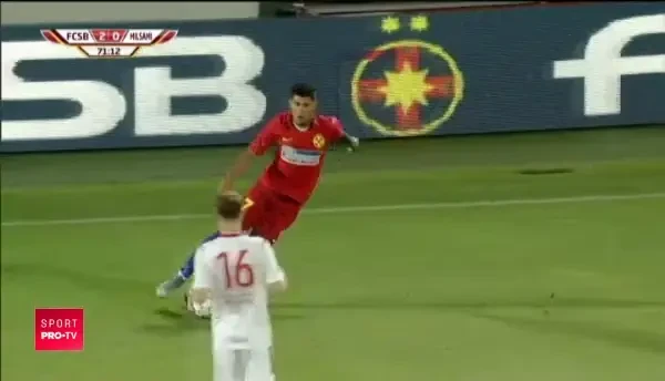 Filip e eliminat dupa ce a primit doua galbene! El a intrat in minutul 61!