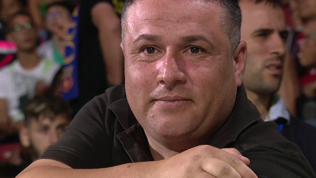 Fanul FCSB care si-a facut tatuaj IMENS cu Gigi Becali, in tribune la Giurgiu. FOTO_6