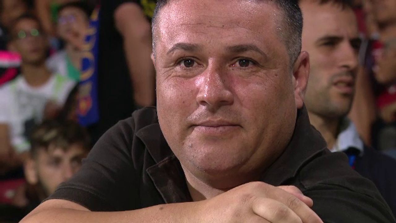 Fanul FCSB care si-a facut tatuaj IMENS cu Gigi Becali, in tribune la Giurgiu. FOTO_6