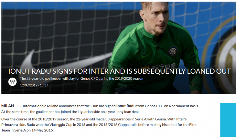 BREAKING NEWS | Ionut Radu a semnat! Anuntul oficial facut in urma cu putin timp