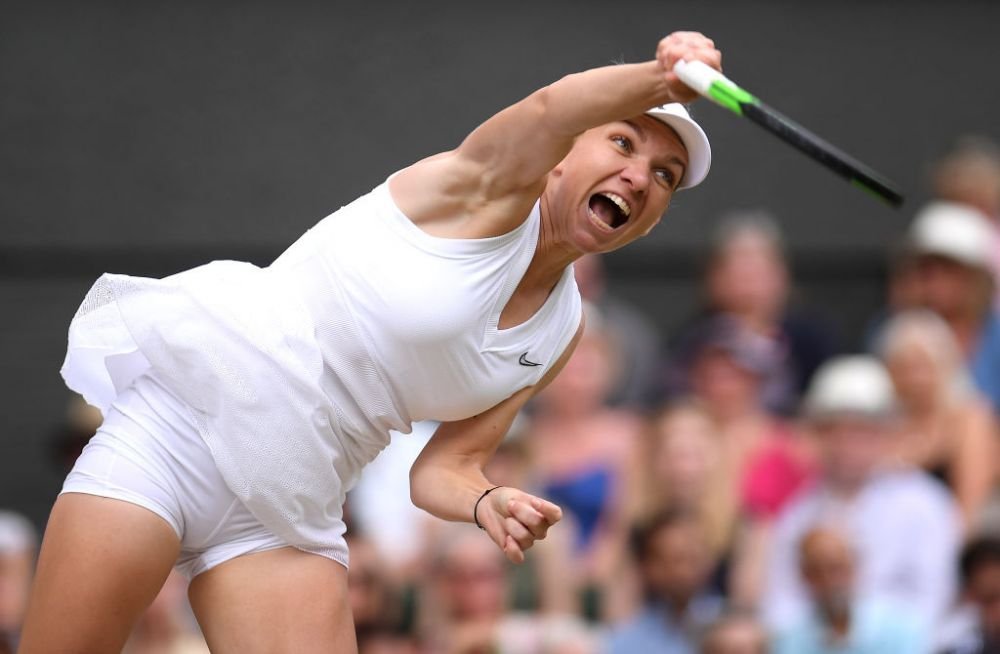 SARBATOARE NATIONALA: SIMONA HALEP A CASTIGAT TROFEUL DE LA WIMBLEDON! Serena Williams, distrusa in mai putin de o ora! Halep - Williams 6-2, 6-2_6