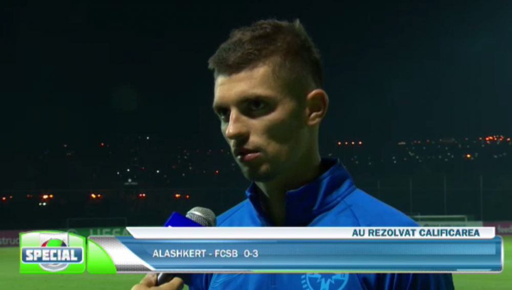 ALASHKERT - FCSB 0-3 | Am facut o repriza foarte slaba din cauza oboselii! Stelistii, daramati din cauza intarzierilor din aeroport. 99% suntem calificati!