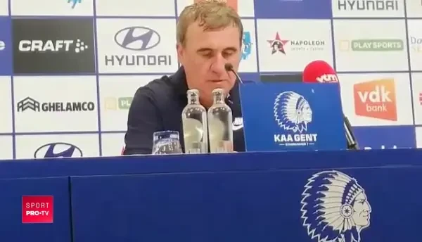 GENT - VIITORUL 6-3 | Prima reactie a lui Gica Hagi dupa umilinta din Belgia: Speram sa reusim minunea acasa! Important e sa credem!