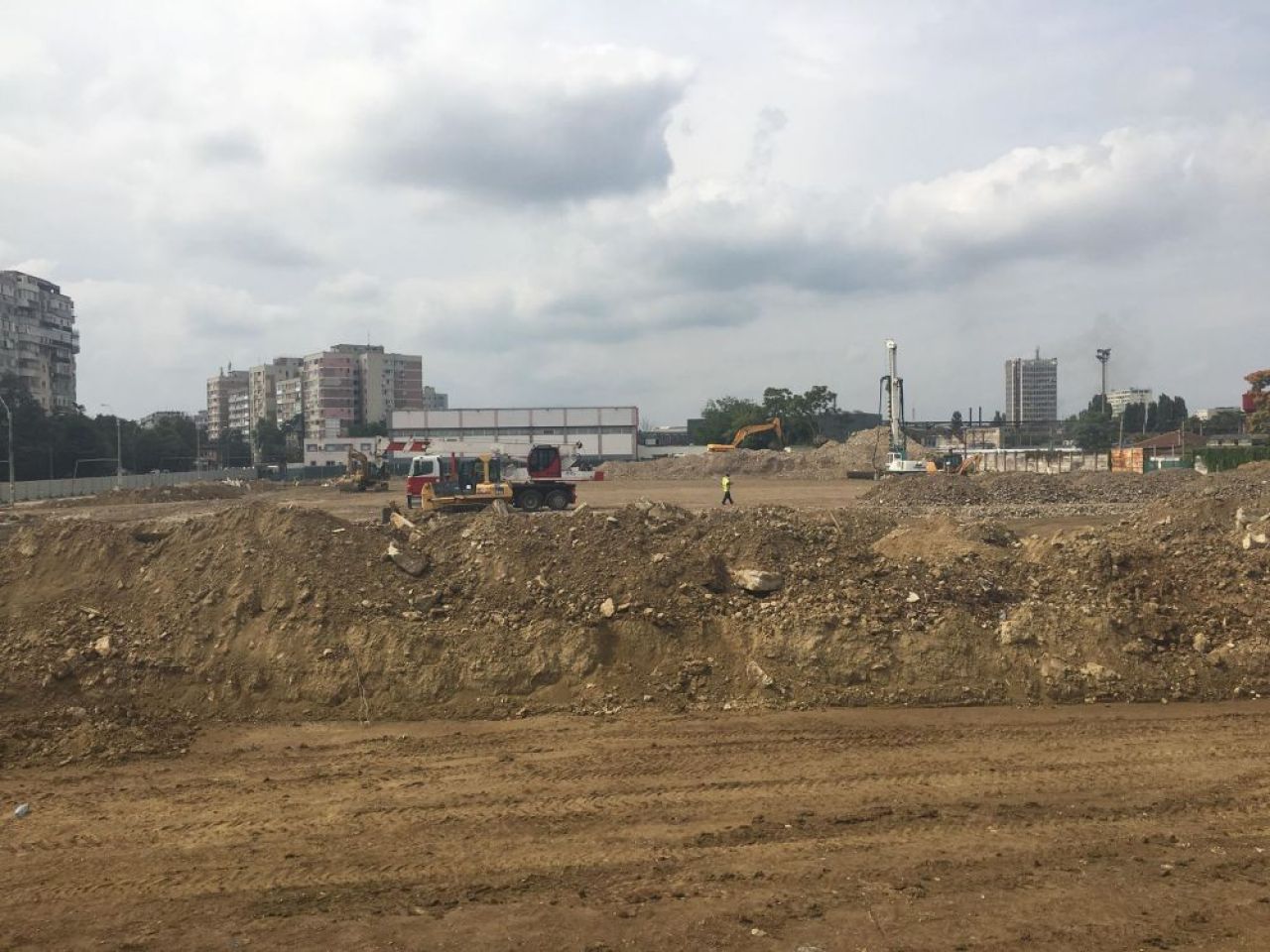 FOTO | Vechea arena din Giulesti, doar o amintire! Au inceput lucrarile la noul stadion al Rapidului_3