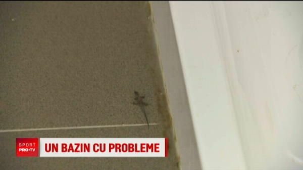 Bazin de doua milioane de euro pentru campioanele de la polo! Exista insa o problema: fetele de la Rapid s-au trezit cu o soparla in vestiar :)