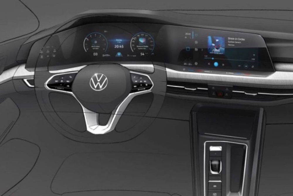 Primele imagini cu noul Volkswagen Golf 8 au ajuns pe net. Surprizele pregatite de nemti. FOTO_10