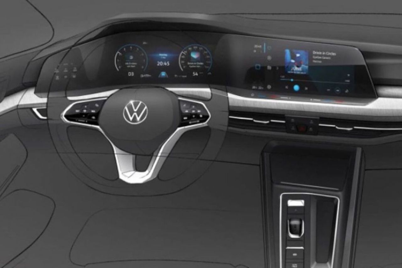 Primele imagini cu noul Volkswagen Golf 8 au ajuns pe net. Surprizele pregatite de nemti. FOTO_10