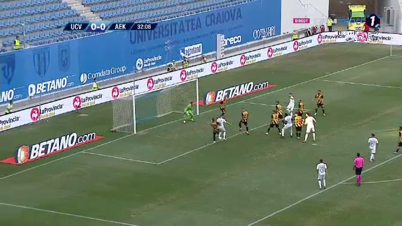 U CRAIOVA 0-2 AEK ATENA | Craiova a atacat IN GOL! AEK, doua goluri din doua atacuri periculoase in repriza a doua! AICI sunt toate fazele_9