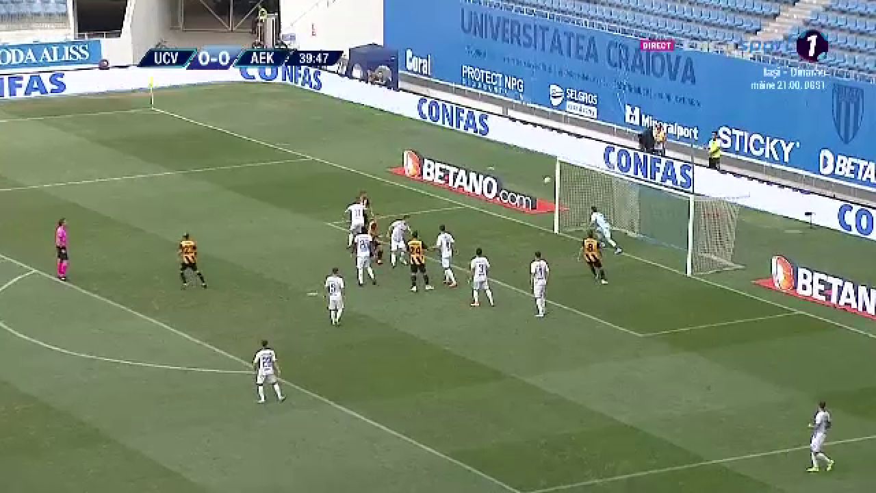 U CRAIOVA 0-2 AEK ATENA | Craiova a atacat IN GOL! AEK, doua goluri din doua atacuri periculoase in repriza a doua! AICI sunt toate fazele_10