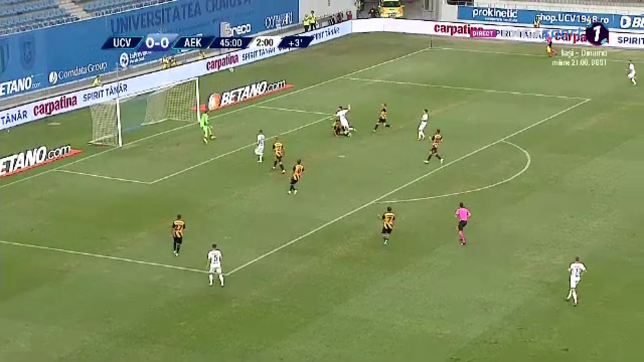 U CRAIOVA 0-2 AEK ATENA | Craiova a atacat IN GOL! AEK, doua goluri din doua atacuri periculoase in repriza a doua! AICI sunt toate fazele_12