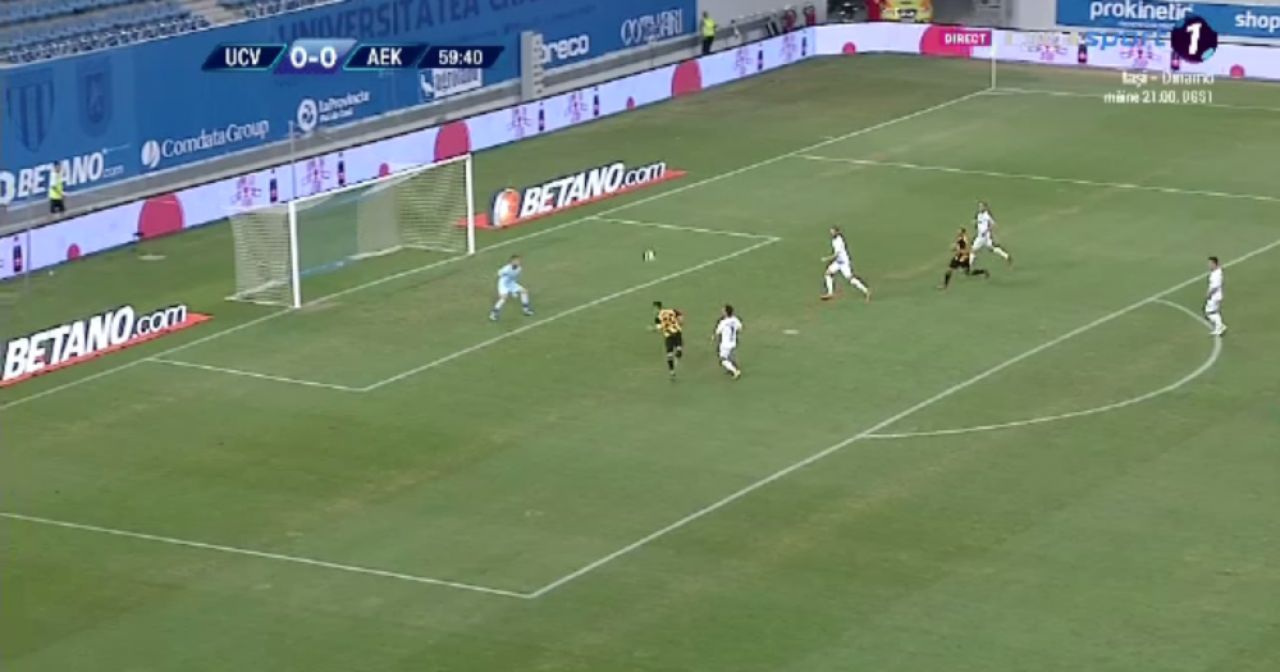 U CRAIOVA 0-2 AEK ATENA | Craiova a atacat IN GOL! AEK, doua goluri din doua atacuri periculoase in repriza a doua! AICI sunt toate fazele_16