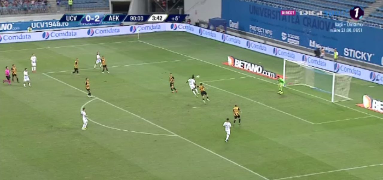 U CRAIOVA 0-2 AEK ATENA | Craiova a atacat IN GOL! AEK, doua goluri din doua atacuri periculoase in repriza a doua! AICI sunt toate fazele_19