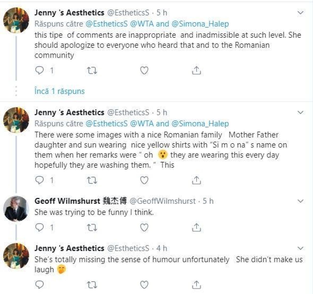 Moment HALUCINANT in timpul meciului Simonei Halep! O familie de romani, jignita intr-un mod incalificabil de comentatoarea unui post canadian_2
