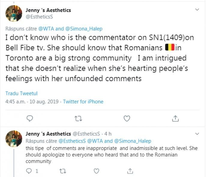 Moment HALUCINANT in timpul meciului Simonei Halep! O familie de romani, jignita intr-un mod incalificabil de comentatoarea unui post canadian_3