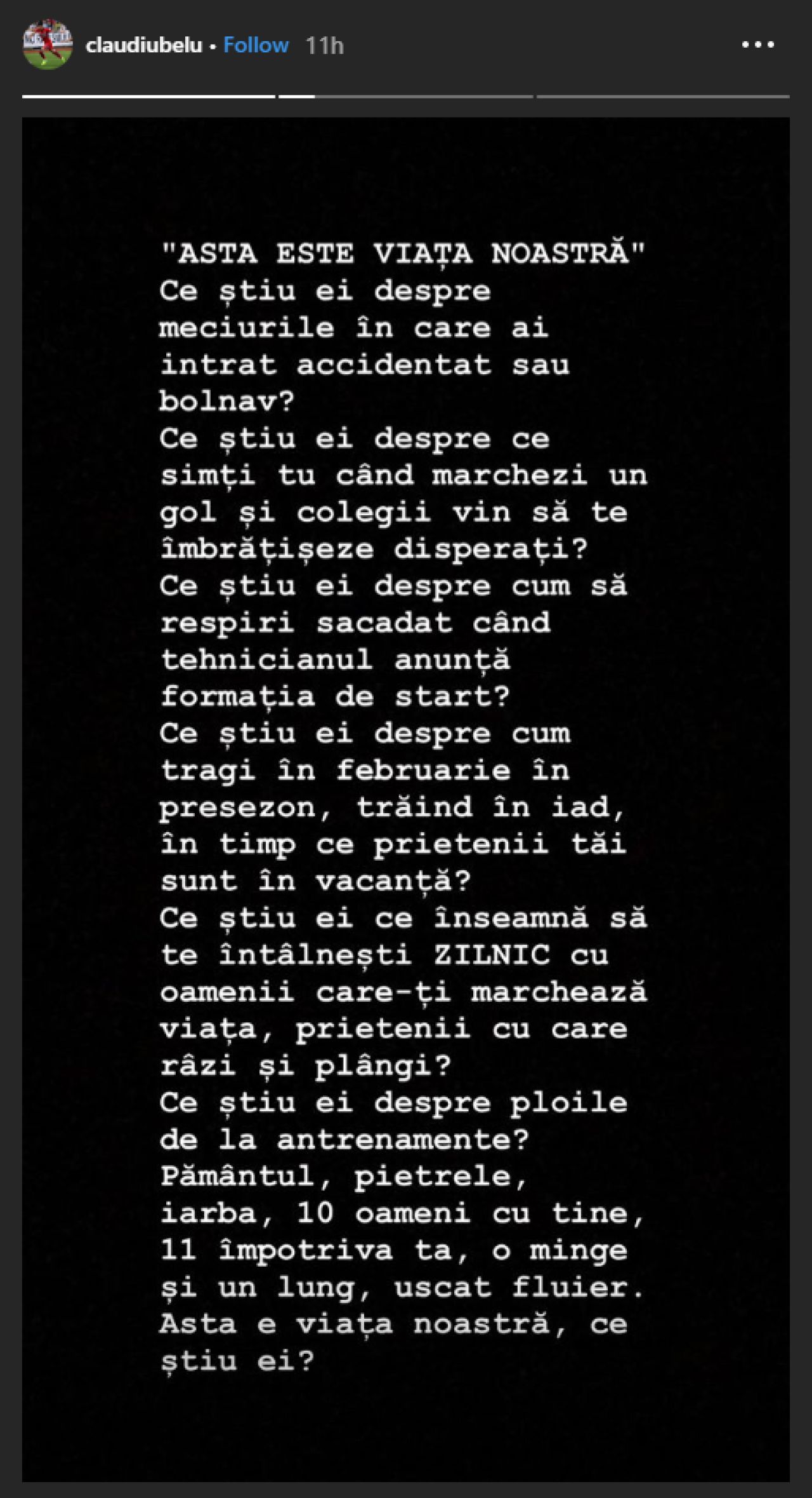 Nu s-a mai putut abtine! Unul dinte jucatorii criticati de Becali a rabufnit pe retelele de socializare! Mesajul cu bataie lunga pentru patronul de la FCSB: