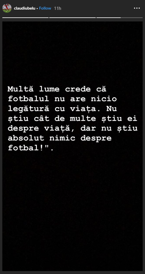 Nu s-a mai putut abtine! Unul dinte jucatorii criticati de Becali a rabufnit pe retelele de socializare! Mesajul cu bataie lunga pentru patronul de la FCSB: 