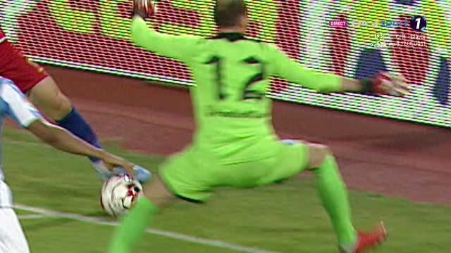 De ce NU trebuia sa primeasca FCSB penalty cu Iasi! Mingea a fost trimisa de Popescu spre Gikiewicz din SPATELE liniei portii_2