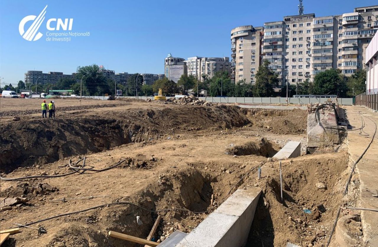 Creste de la zi la zi! Noi imagini cu stadionul din Ghencea, ale carui tribune au inceput deja sa se inalte! In Giulesti se lucreaza la fundatie: FOTO_6