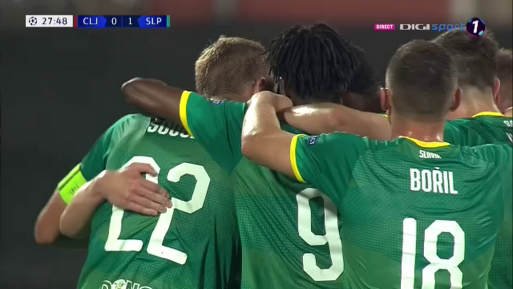 CFR CLUJ - SLAVIA PRAGA 0-1 | La un MIRACOL de grupele UEFA Champions League! Omrani a ratat un penalty, Stanciu a dat pasa decisiva la golul cehilor! Toate fazele partidei_5