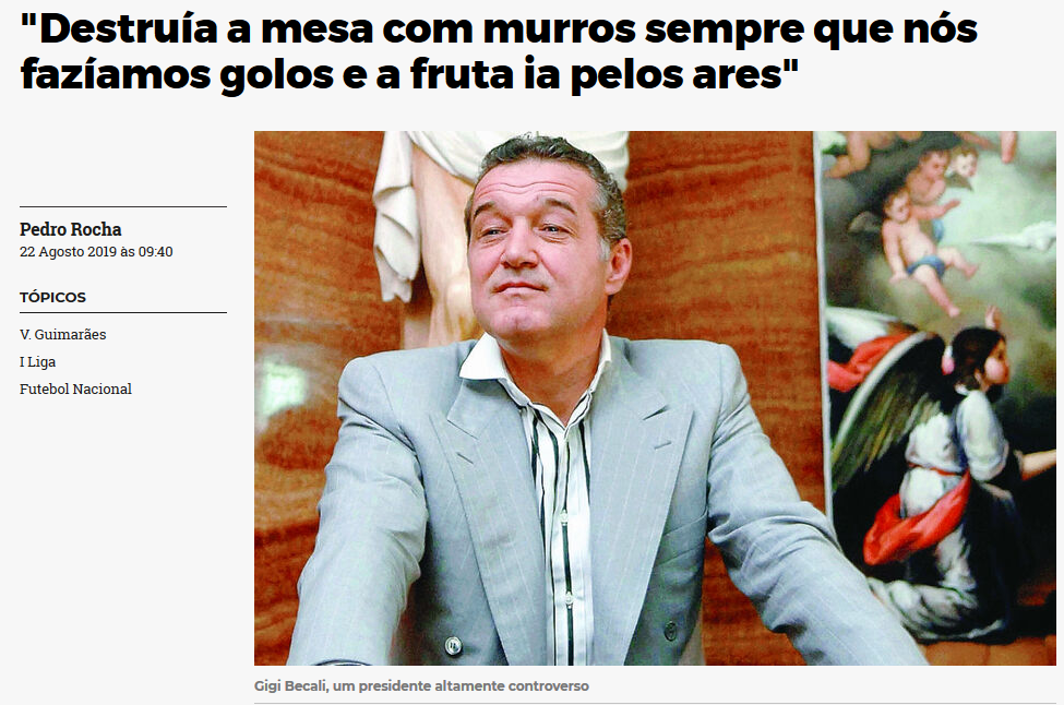 Gigi Becali, distrus in presa din Portugalia de Carlos: Nu are habar de fotbal! Se crede conducatorul lumii! Ce facea patronul in vestiar