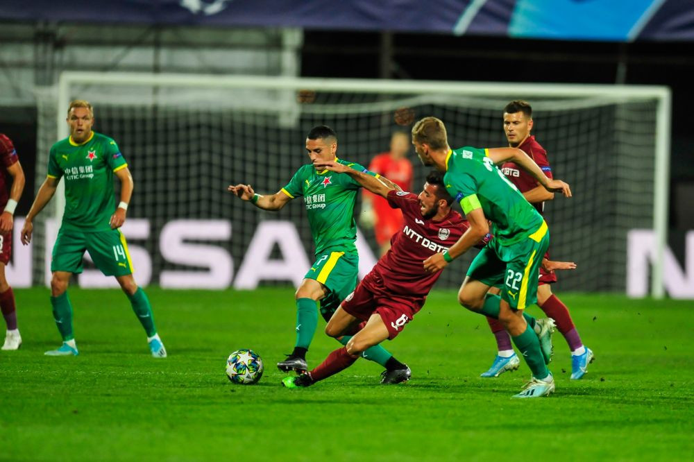 Slavia a batut chiar mai convingator decat CFR-ul! Cu Baluta titular, cehii s-au distrat in campionat inaintea returului din Play Off-ul UCL