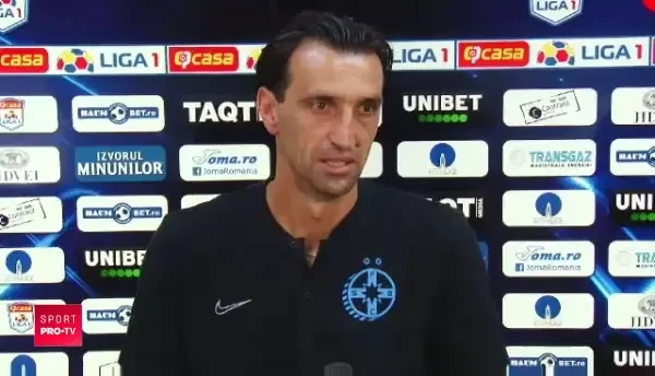Bogdan Vintila a rabufnit dupa 0-4 la debut: Fiti barbati! Ce mesaj le-a transmis jucatorilor inainte de returul cu Guimaraes