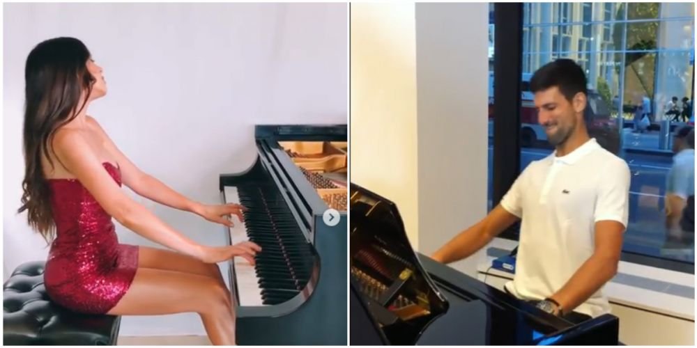 Djokovic, lectii de muzica de la cea mai SEXY pianista din lume! Cum s-a relaxat sarbul inainte de US Open. FOTO_51