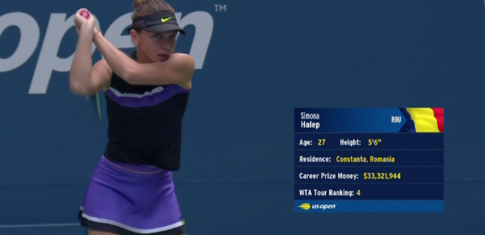 SIMONA HALEP - NICOLE GIBBS 6-3 3-6 6-2 | Simona Halep se califica in turul 2 de la US Open dupa un meci de aproape 2 ore! A salvat 6 mingi de set, dar Gibbs a fost o adversara redutabila_2