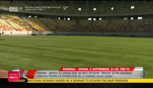 Cum arata gazonul pe National Arena cu 7 zile inaintea marelui meci! Cosmin Contra: Am fost ieri sa vad