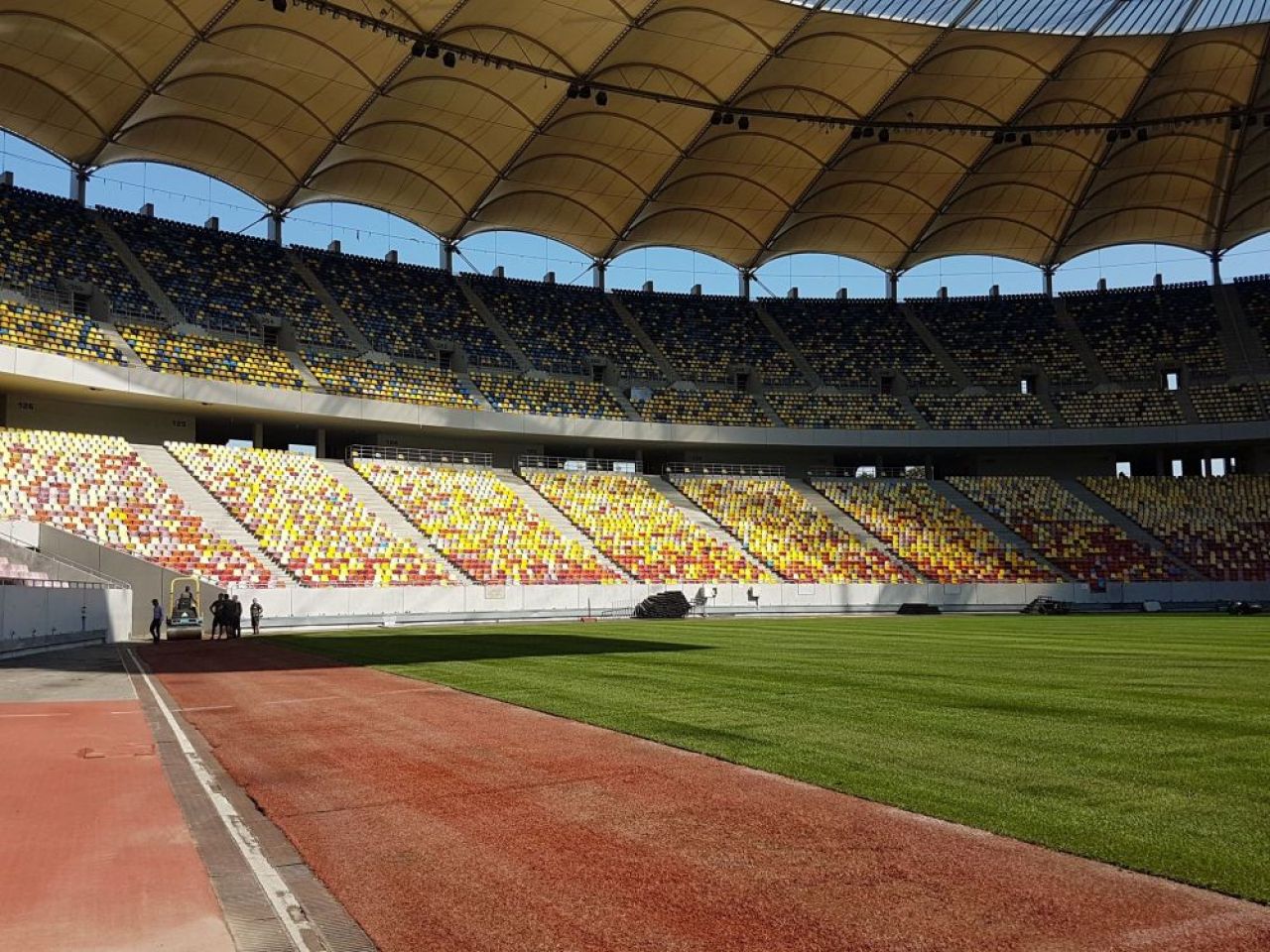 ROMANIA - SPANIA, 5 SEPTEMBRIE la PRO TV | Cum arata gazonul pe National Arena cu 7 zile inaintea marelui meci! Cosmin Contra: