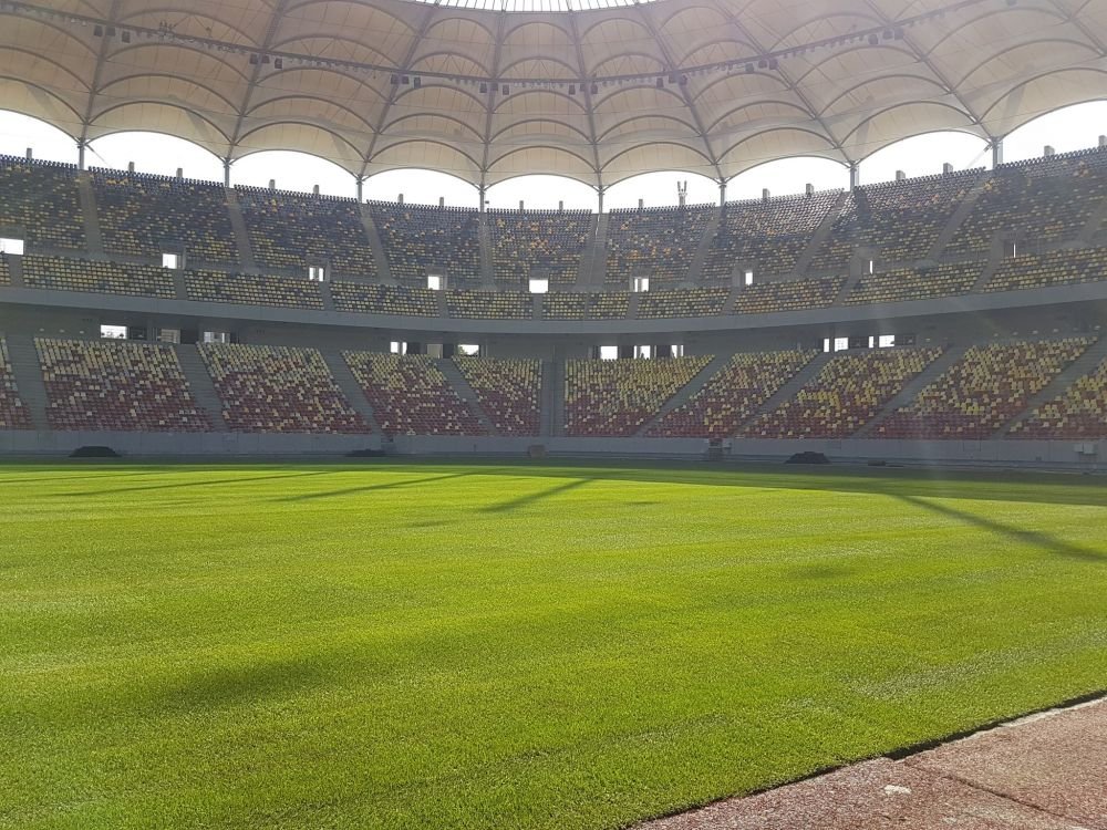 ROMANIA - SPANIA, 5 SEPTEMBRIE la PRO TV | Cum arata gazonul pe National Arena cu 7 zile inaintea marelui meci! Cosmin Contra: 
