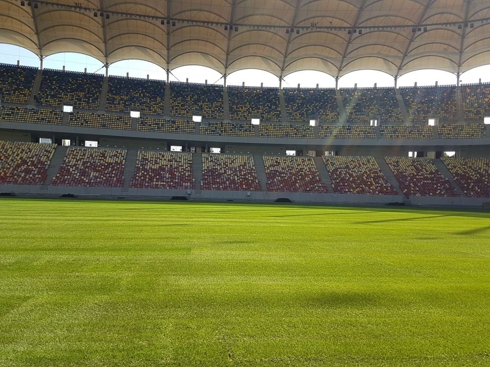 ROMANIA - SPANIA, 5 SEPTEMBRIE la PRO TV | Cum arata gazonul pe National Arena cu 7 zile inaintea marelui meci! Cosmin Contra: 