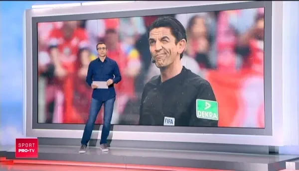 Celebrul arbitru de la meciul Barca-PSG vine in Romania! Cine va fi la centru la Romania-Spania