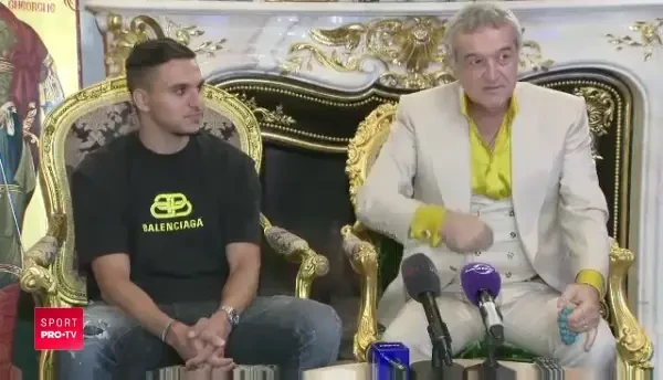 Cristi Manea, prezentat oficial de Becali la FCSB: Sa va spun adevarul! Cat castiga jucatorul si ce clauza are. VIDEO