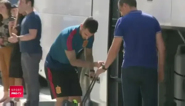 Nationala de 1 MILIARD a Spaniei a ajuns la Bucuresti, pe aeroportul Baneasa! VIDEO