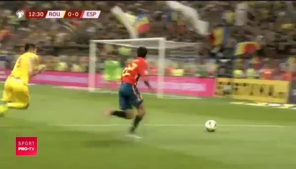 ROMANIA - SPANIA, parada Tatarusanu