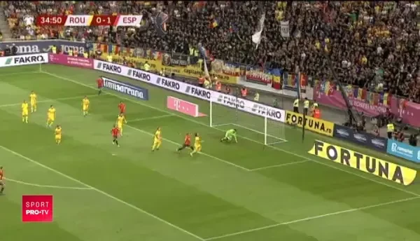 ROMANIA - SPANIA, interventie incredibila Tatarusanu