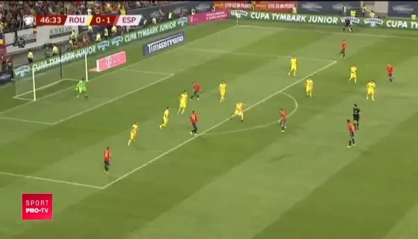 ROMANIA - SPANIA, gol Paco Alcacer