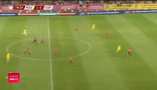 ROMANIA - SPANIA, ocazie Ianis Hagi