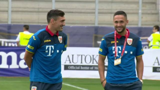 ROMANIA - MALTA: Florin Andone l-a imitat pe Sergio Ramos! Cum a reactionat cand a vazut camera de filmat. FOTO_5