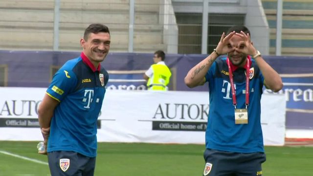 ROMANIA - MALTA: Florin Andone l-a imitat pe Sergio Ramos! Cum a reactionat cand a vazut camera de filmat. FOTO_8