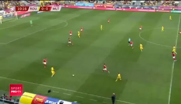 ROMANIA - MALTA. Gol anulat pentru offside!