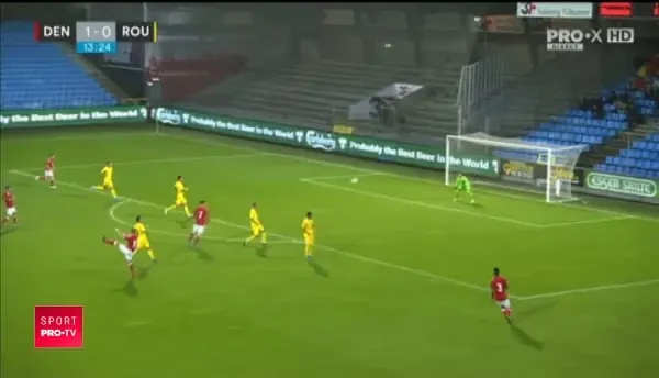 DANEMARCA U21 - ROMANIA U21 | Ocazie uriasa a danezilor