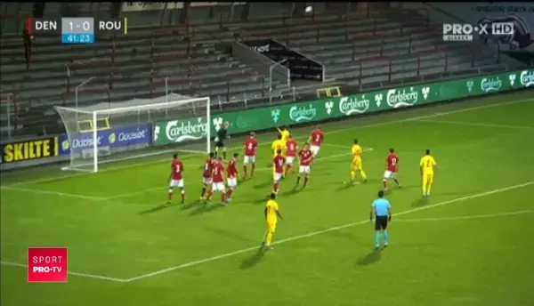 DANEMARCA U21 - ROMANIA U21 | Ocazie Florinel Coman
