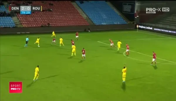 DANEMARCA U21 - ROMANIA U21 | Gol Florinel Coman