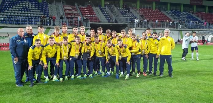 ROMANIA U17 | Nationala din care face parte fiul unui fost antrenor al FCSB a facut ultima repetitie inainte de preliminariile Euro 2020