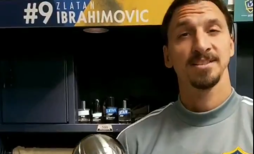 Zlatan Ibrahimovic loveste din nou! A fost desemnat cel mai bun jucator din MLS: Stiti sa votati, sunteti cei mai buni! La fel ca mine