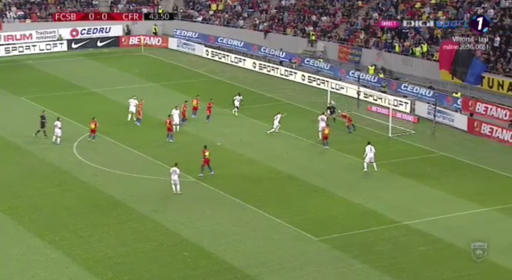 FCSB - CFR CLUJ 0-0 | BARA LA ULTIMA FAZA! FCSB a ratat victoria in ultima secunda, Cristea a trimis in transversala! CFR-ul a avut ocazia primei reprize!_5